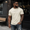Unisex Black Logo CIGARVERSE Tee — Minimalist Natural Cotton T-Shirt for Cigar Enthusiasts
