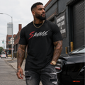 CIGARVERSE Savage Graphic Tee — Bold Red & White Streetwear T-Shirt