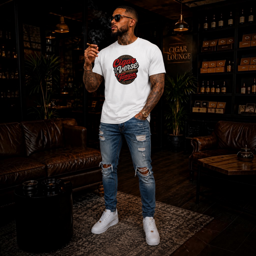 Cigar Verse Tampa T-Shirt – Retro Cigar Club Tee