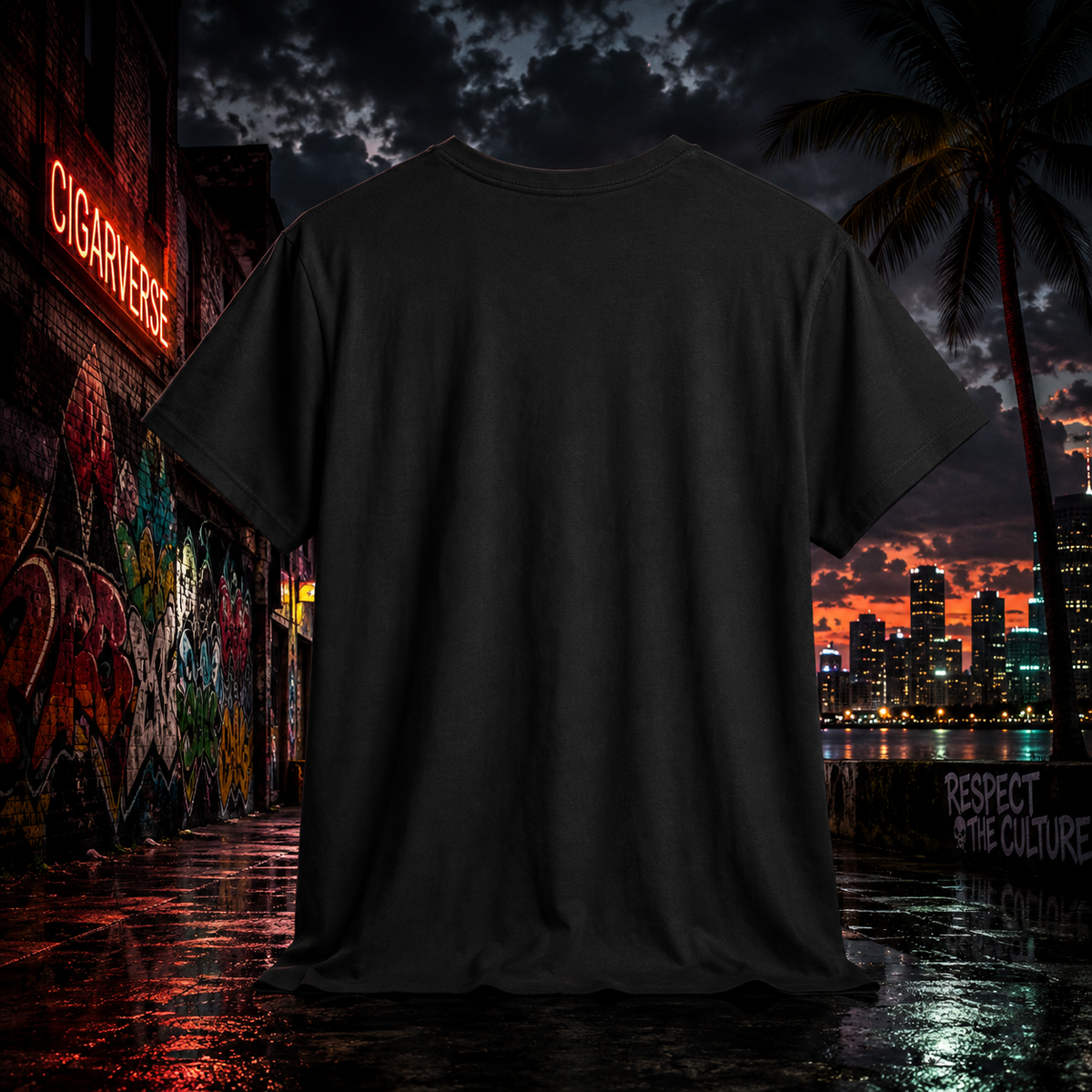 Unisex Graffiti Logo CIGARVERSE Tee - Colorful Art Logo T-Shirt