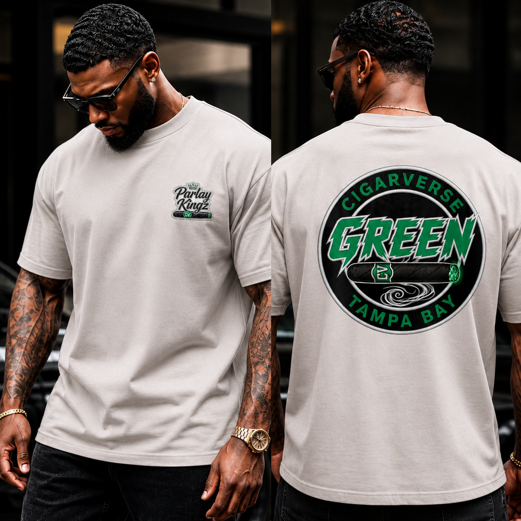 CIGARVERSE Parlay Kings Retro Logo Heavyweight Tee