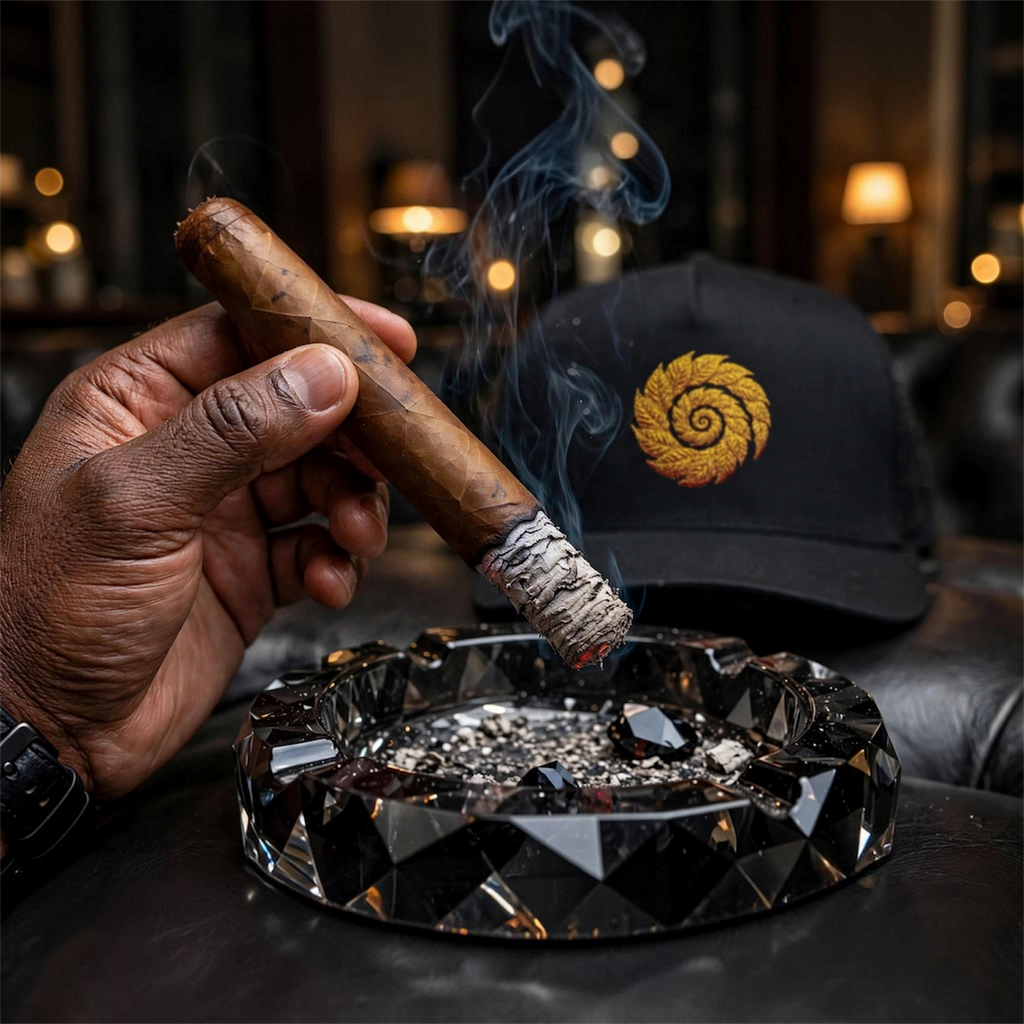 CIGARVERSE Golden Spiral Trucker Cap
