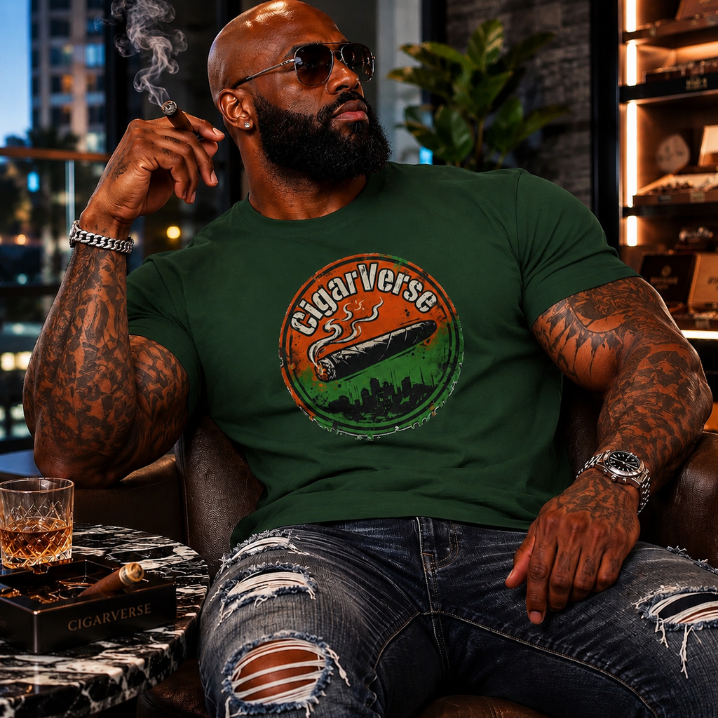 CigarVerse Vintage Logo Tee
