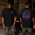 CIGARVERSE Paradise Tee — Neon Retro Cigar Lounge Graphic T-Shirt