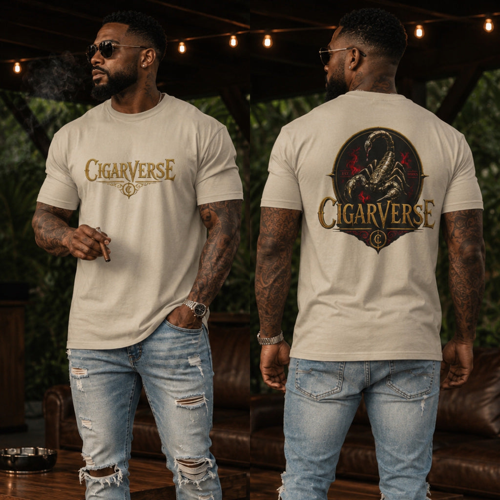 CIGARVERSE Graphic Tee — Vintage Snake Logo T-Shirt