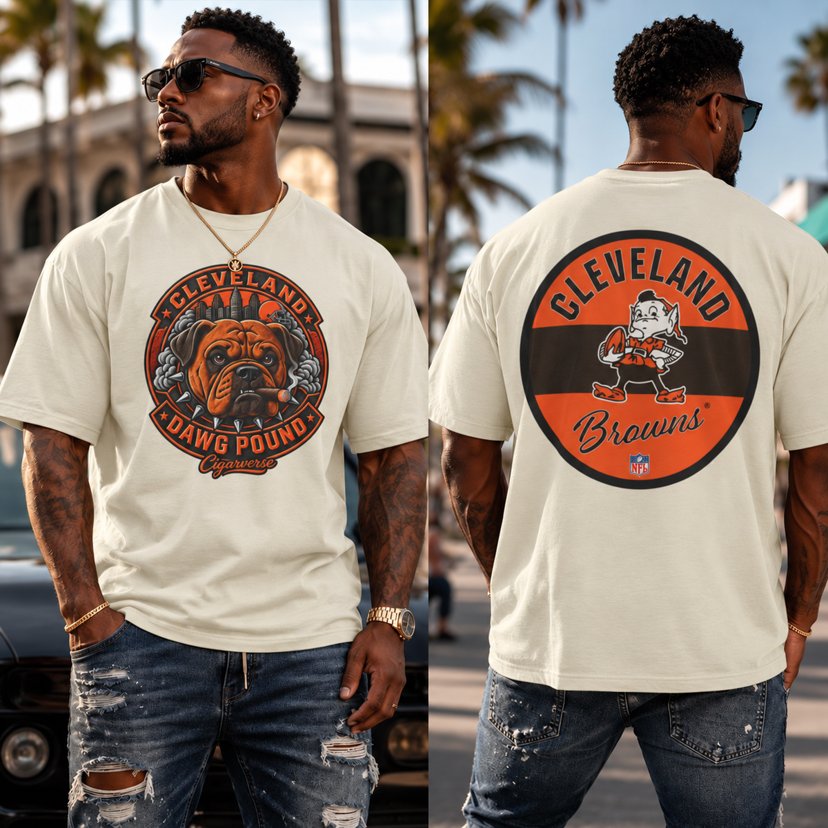 Cleveland Browns Dawg Pound Graphic T-Shirt