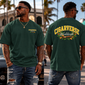 CIGARVERSE Logo Tee — Small Chest Emblem Boxy T‑Shirt