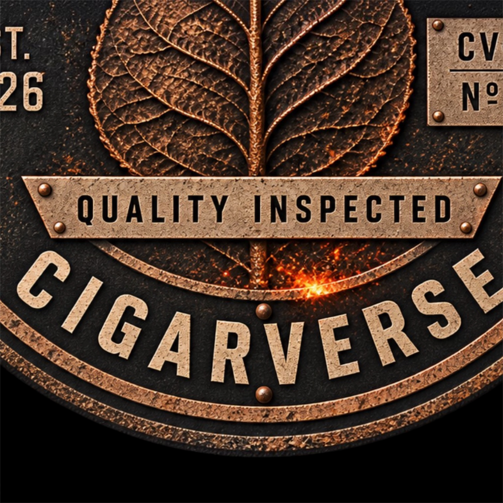 CIGARVERSE Smokeworks T-Shirt — Vintage Tobacco Logo Tee