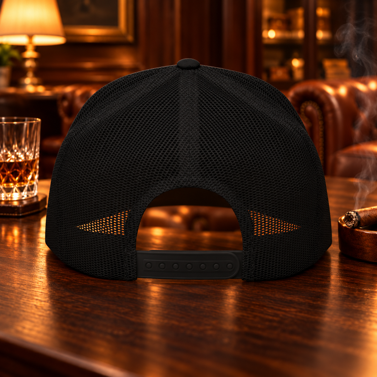 CigarVerse Trucker Cap — Vintage Logo Mesh Snapback