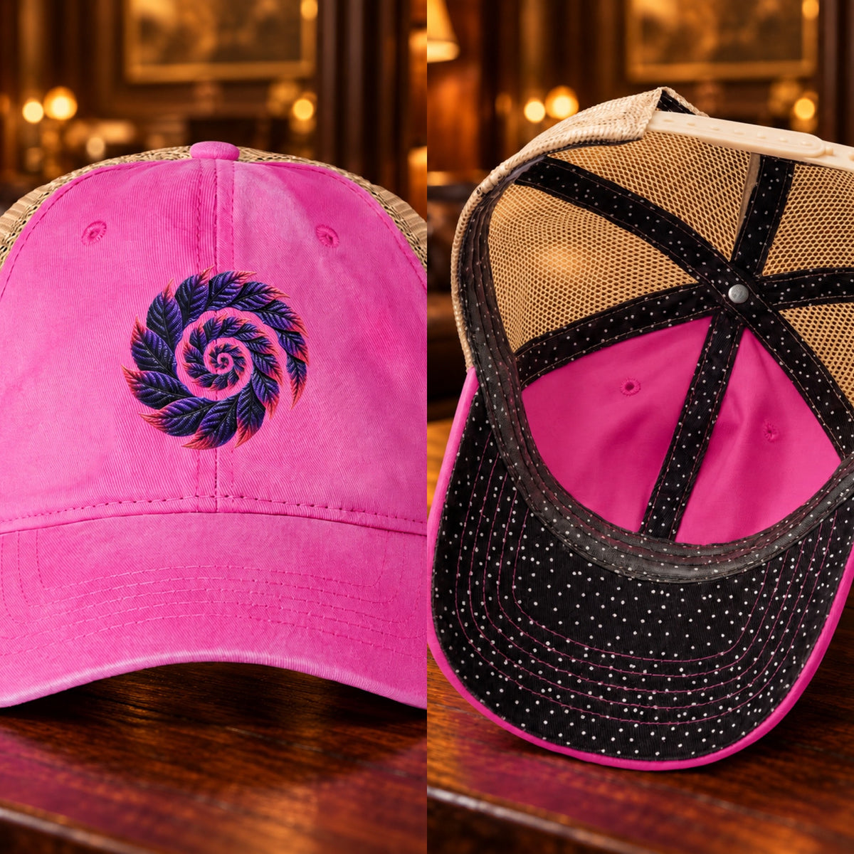 Women's Washed Mesh-Back Cap