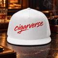 Cigarverse Trucker Cap — Retro Script Mesh 5-Panel Hat