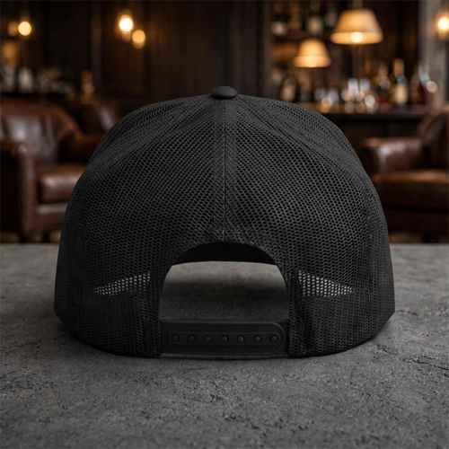 Charcoal Trucker Cap with Vintage Circular V Logo