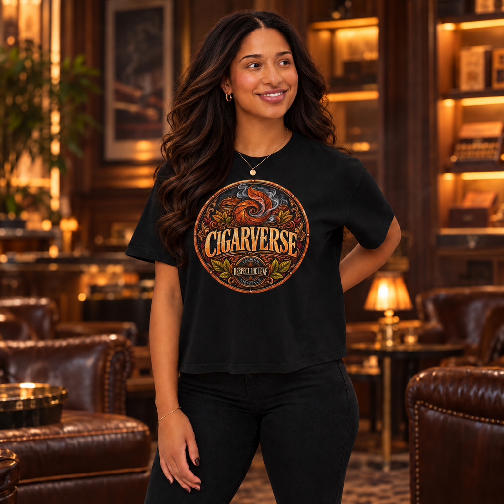 Cigarverse Vintage Graphic Boxy Tee