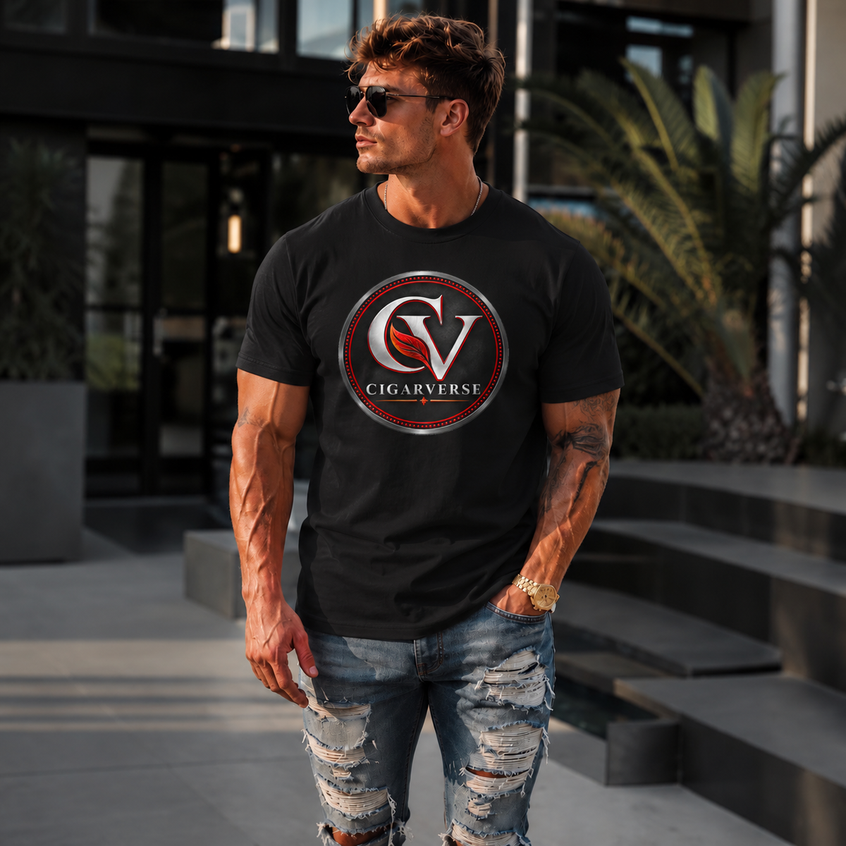 CV Cigarverse Logo T-Shirt