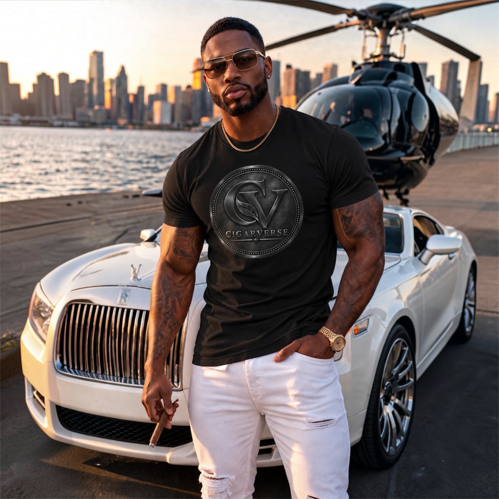 Cigarverse Embossed Logo T-Shirt