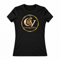 Women's Tee – Elegant Golden Dragon Emblem Shirt