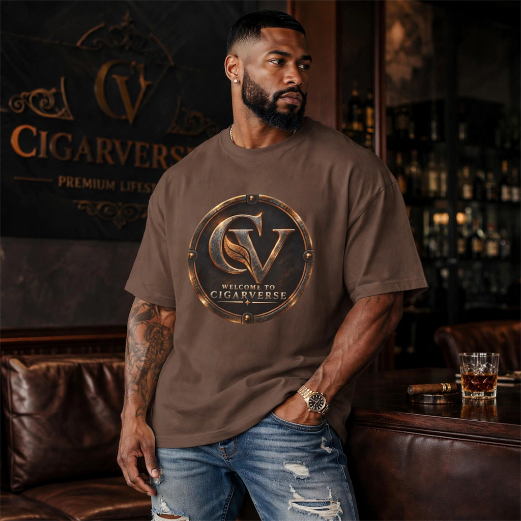 Cigaverse Logo T-Shirt – Cosmic Sci-Fi Graphic Tee