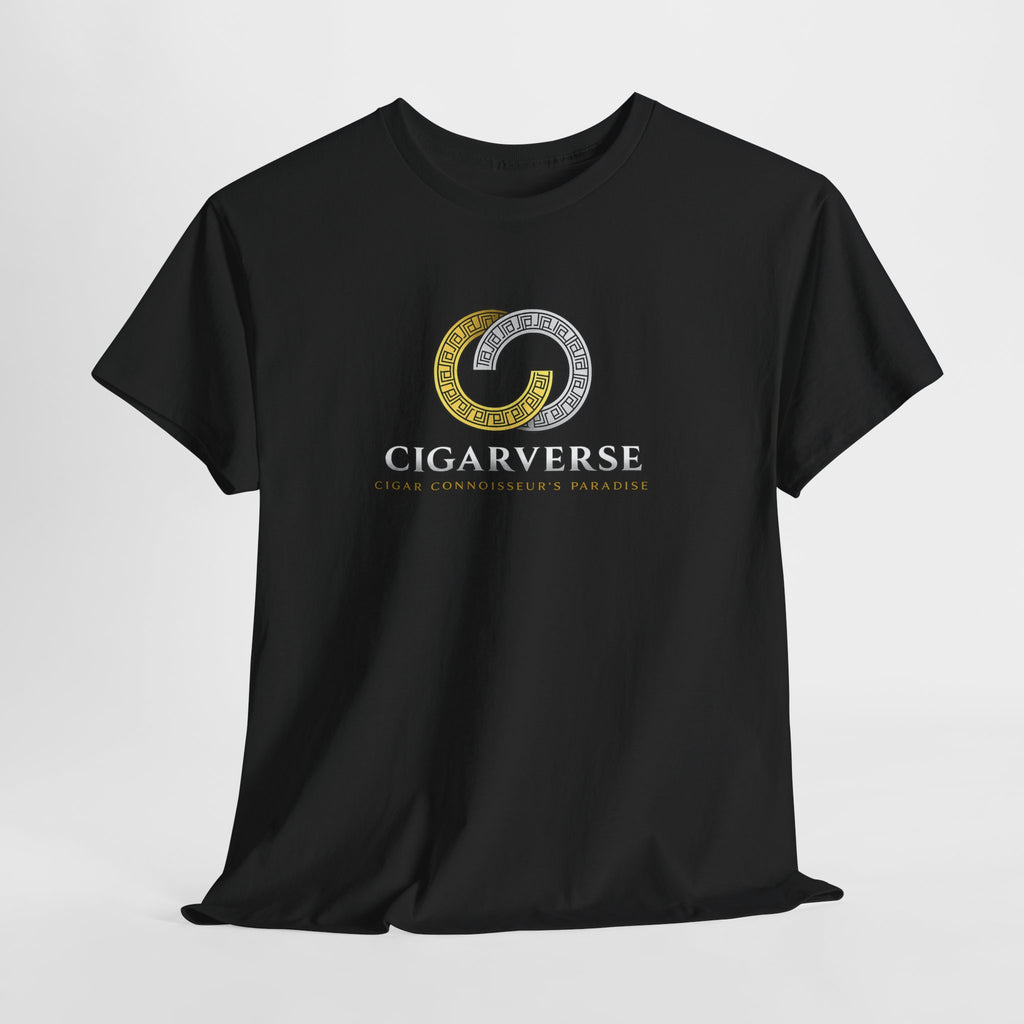 CigarVerse Logo T‑Shirt — Cigar Enthusiast Graphic Tee