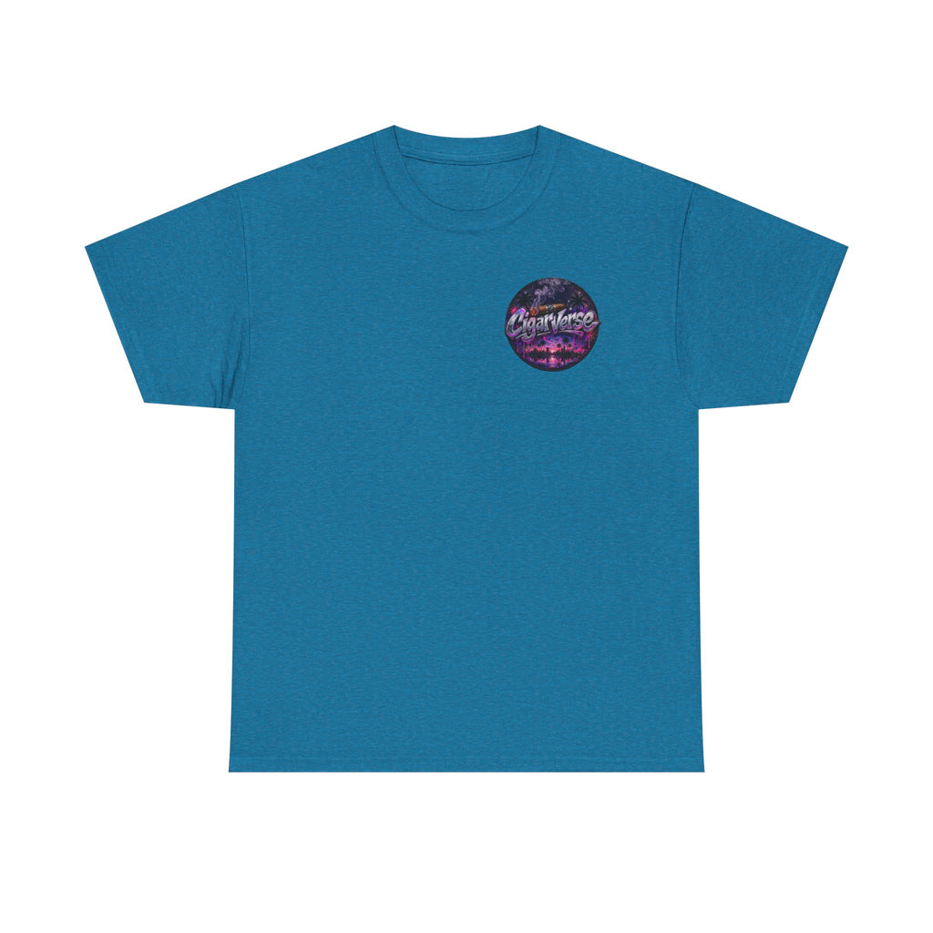CigarVerse Retro Palm Sunset Tee