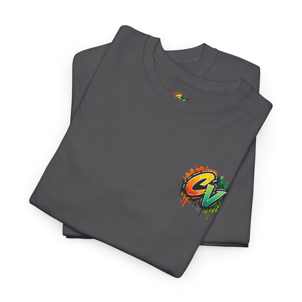 Graphic Tee — 'CigarVerse' Colorful Graffiti Logo T-Shirt