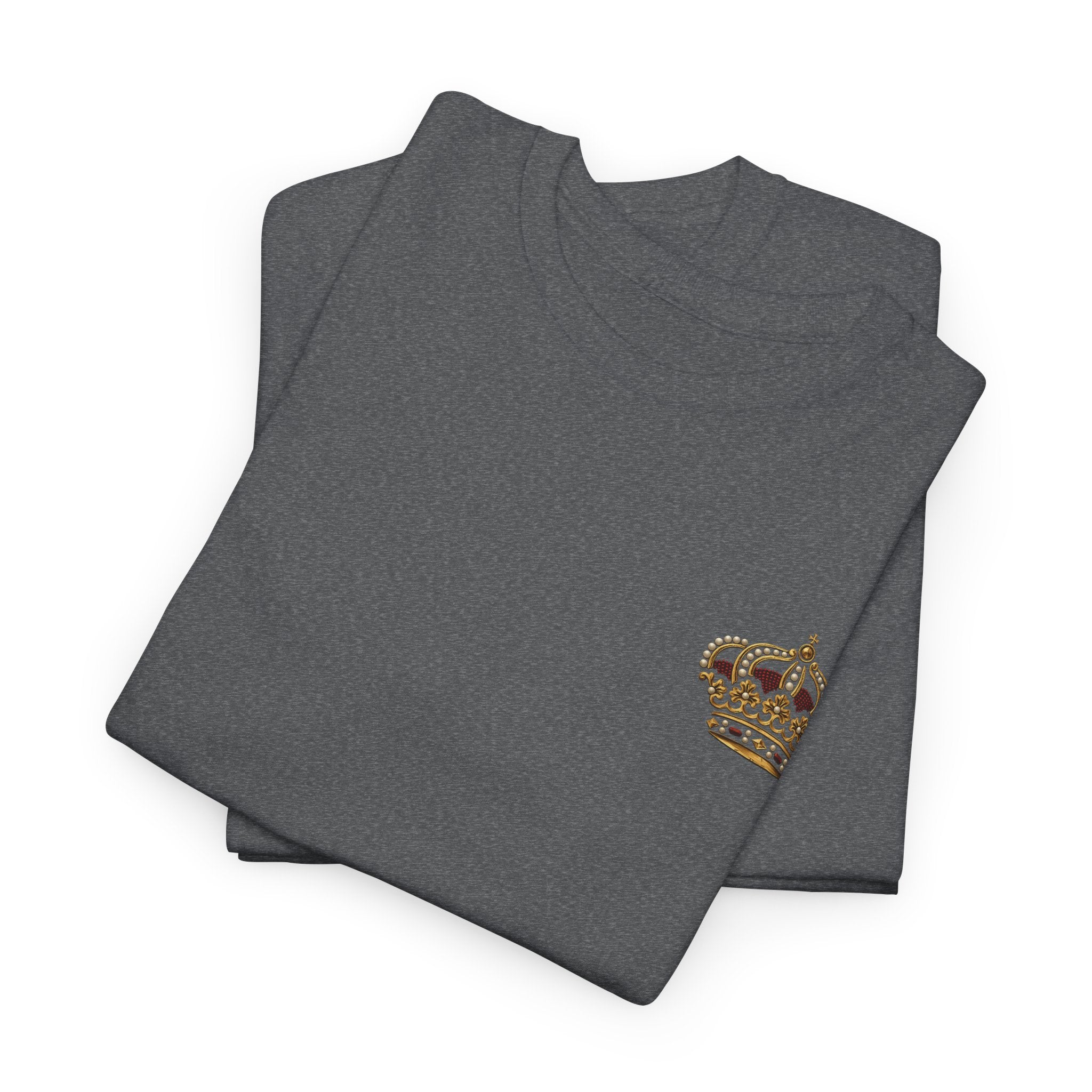 CigarVerse Crown T‑Shirt — Gold Crown Logo Tee for Cigar Lovers