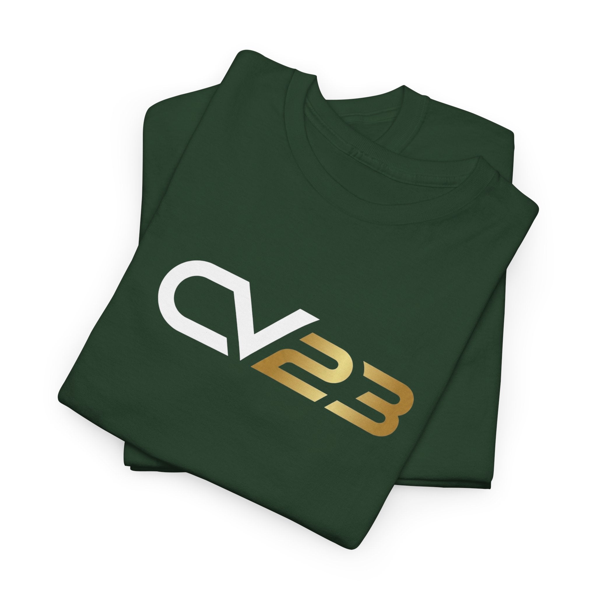 CV23 Logo T-Shirt — Minimalist Black Graphic Tee