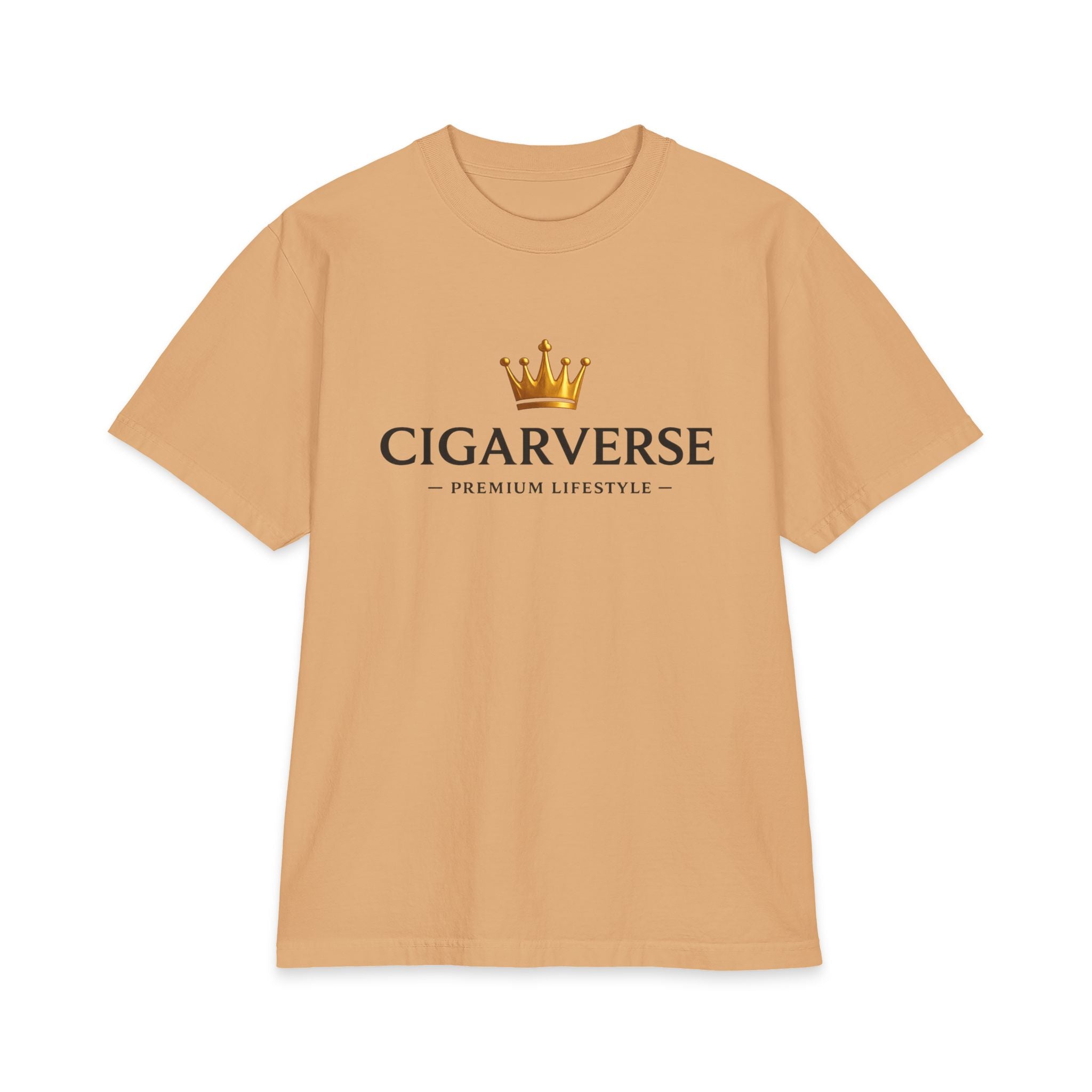 Cigarverse Premium Lifestyle Tee — Crown Logo Short Sleeve