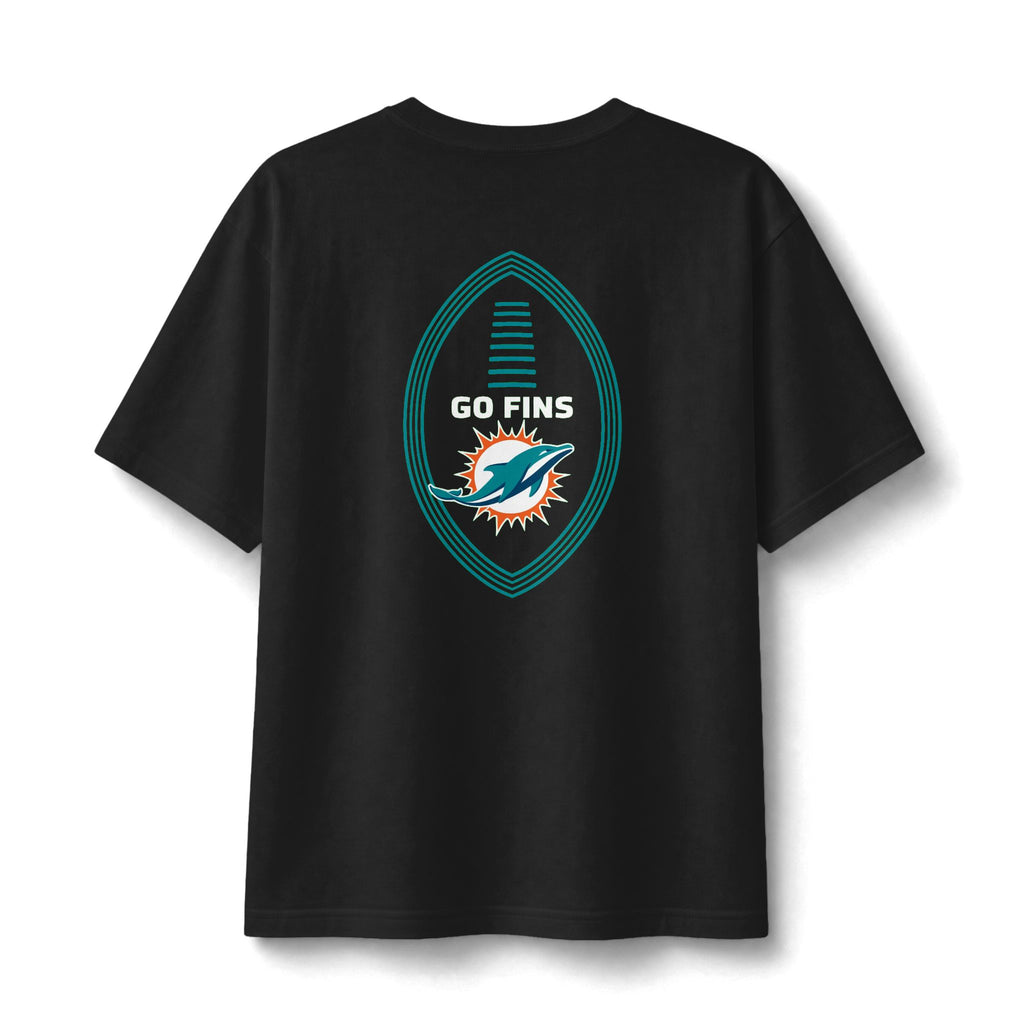Miami 'Go Fins' Football Tee