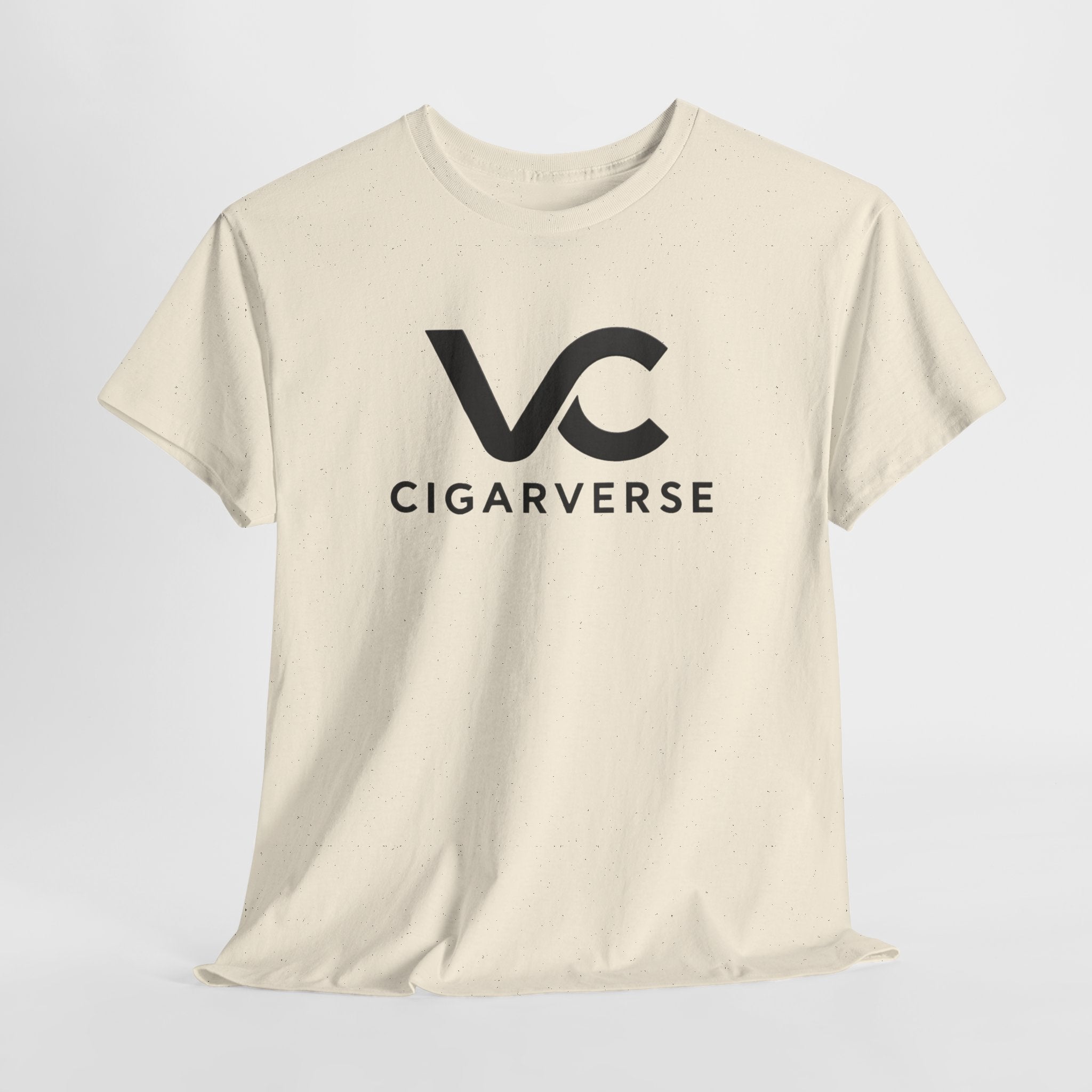 Unisex Black Logo CIGARVERSE T-Shirt — Subtle Black Graphic Tee