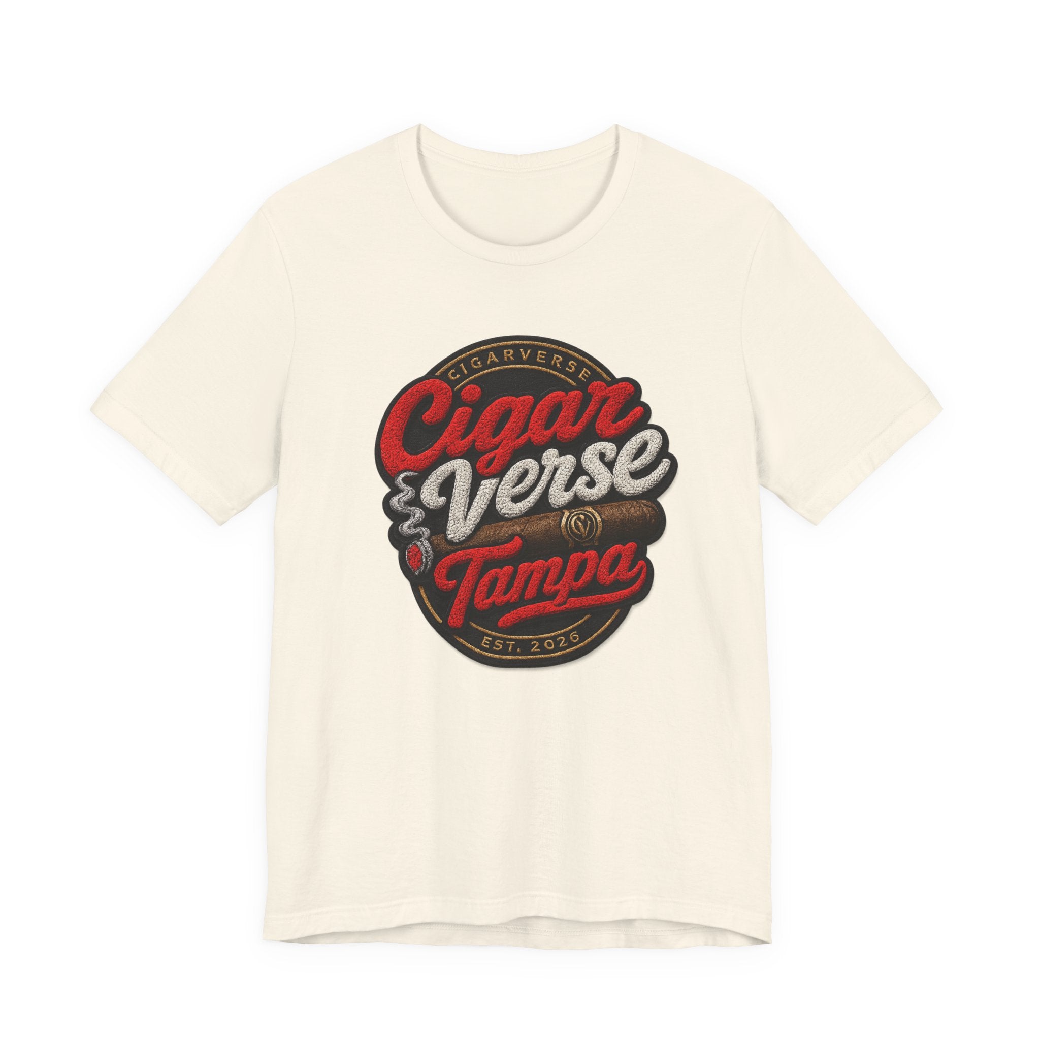 CigarVerse Tampa Tee — Vintage Cigar Lounge Short Sleeve Shirt