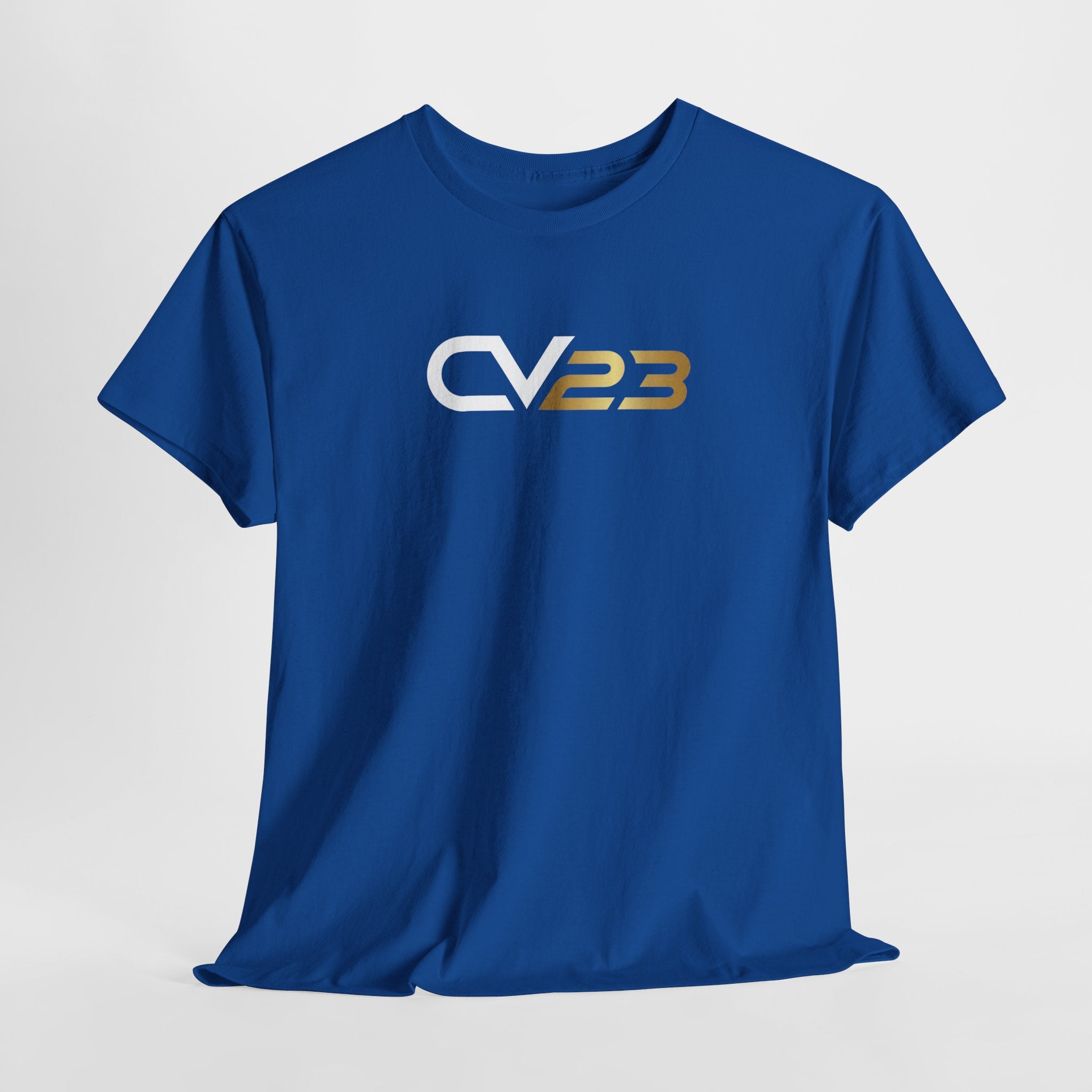 CV23 Logo T-Shirt — Minimalist Black Graphic Tee