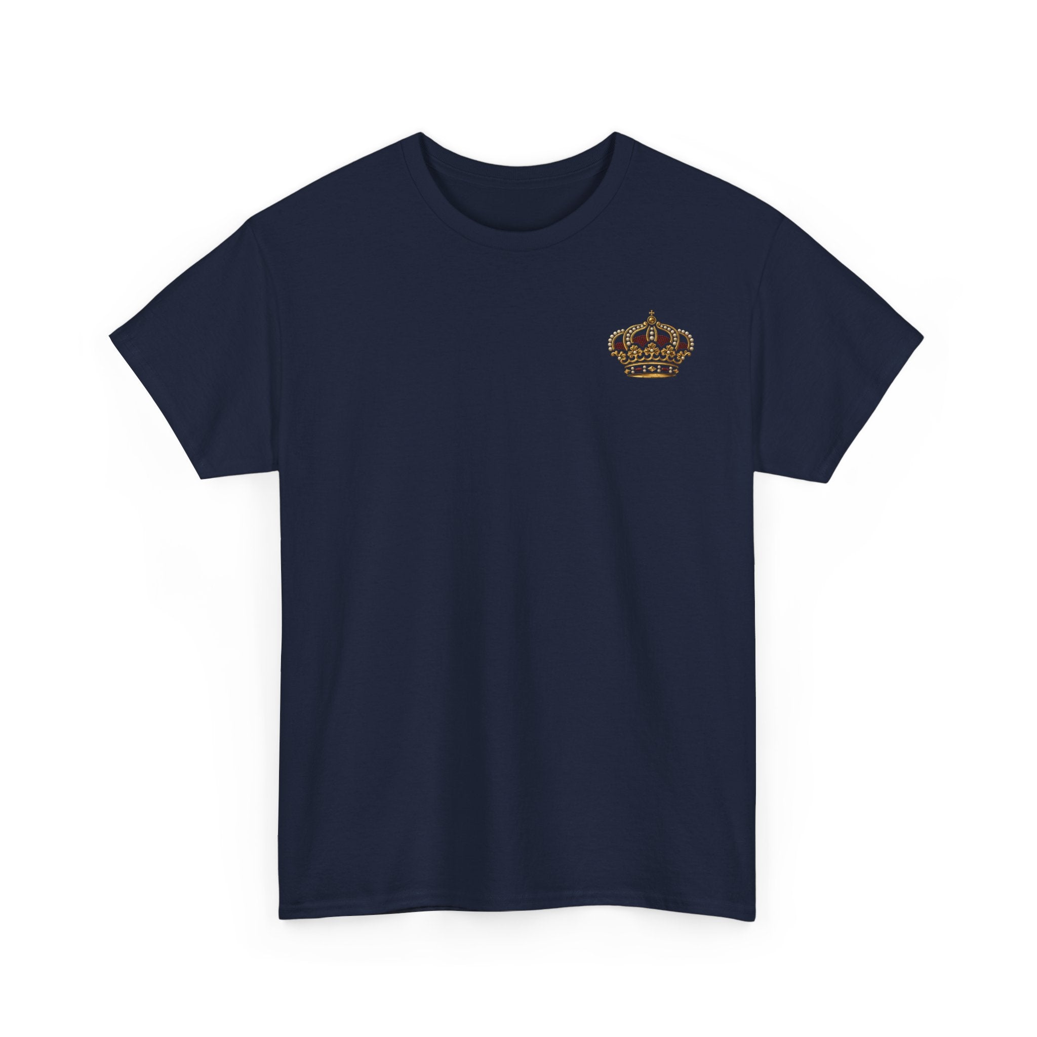 CigarVerse Crown T‑Shirt — Gold Crown Logo Tee for Cigar Lovers