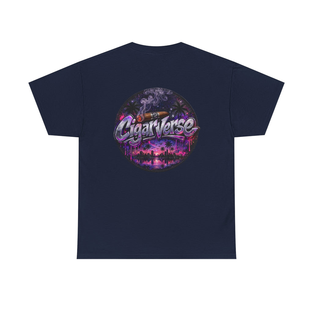 CigarVerse Retro Palm Sunset Tee
