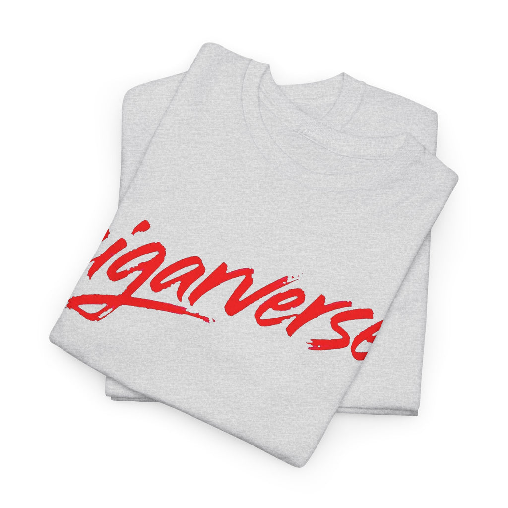 Cigarverse Tee — Retro Script Logo & Galloping Horse Back Print