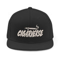 Cigarierse Embroidered Snapback Hat — Retro Cigar Logo Cap