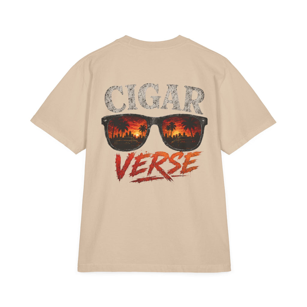 Oversized Premium Max Heavyweight Cigar Verse Graphic T-Shirt
