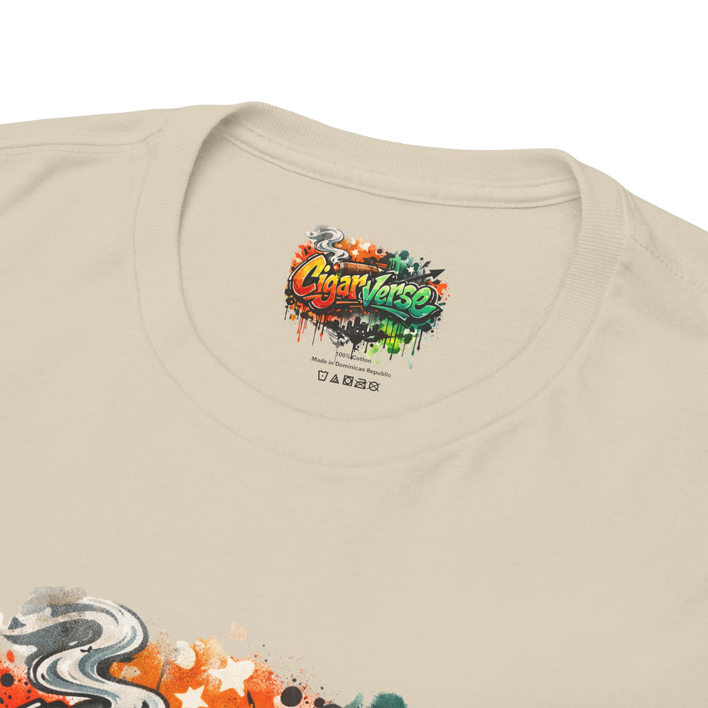 CigarVerse Graffiti Tee - Colorful Art Logo T-Shirt