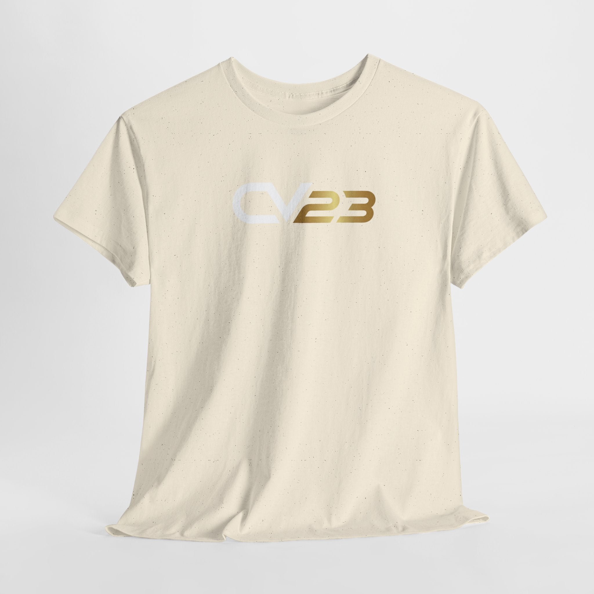 CV23 Logo T-Shirt — Minimalist Black Graphic Tee