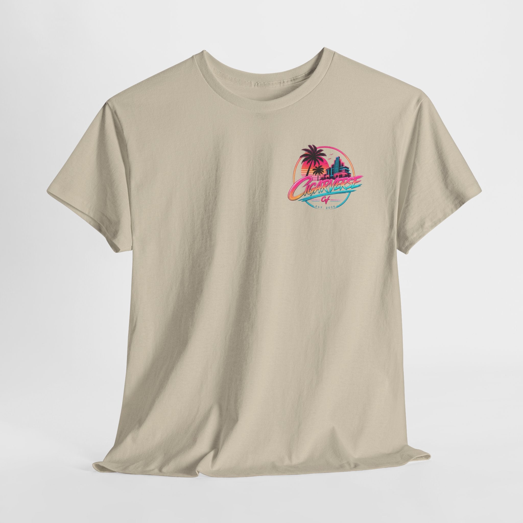 CIGARVERSE Unisex Retro Sunset T-Shirt