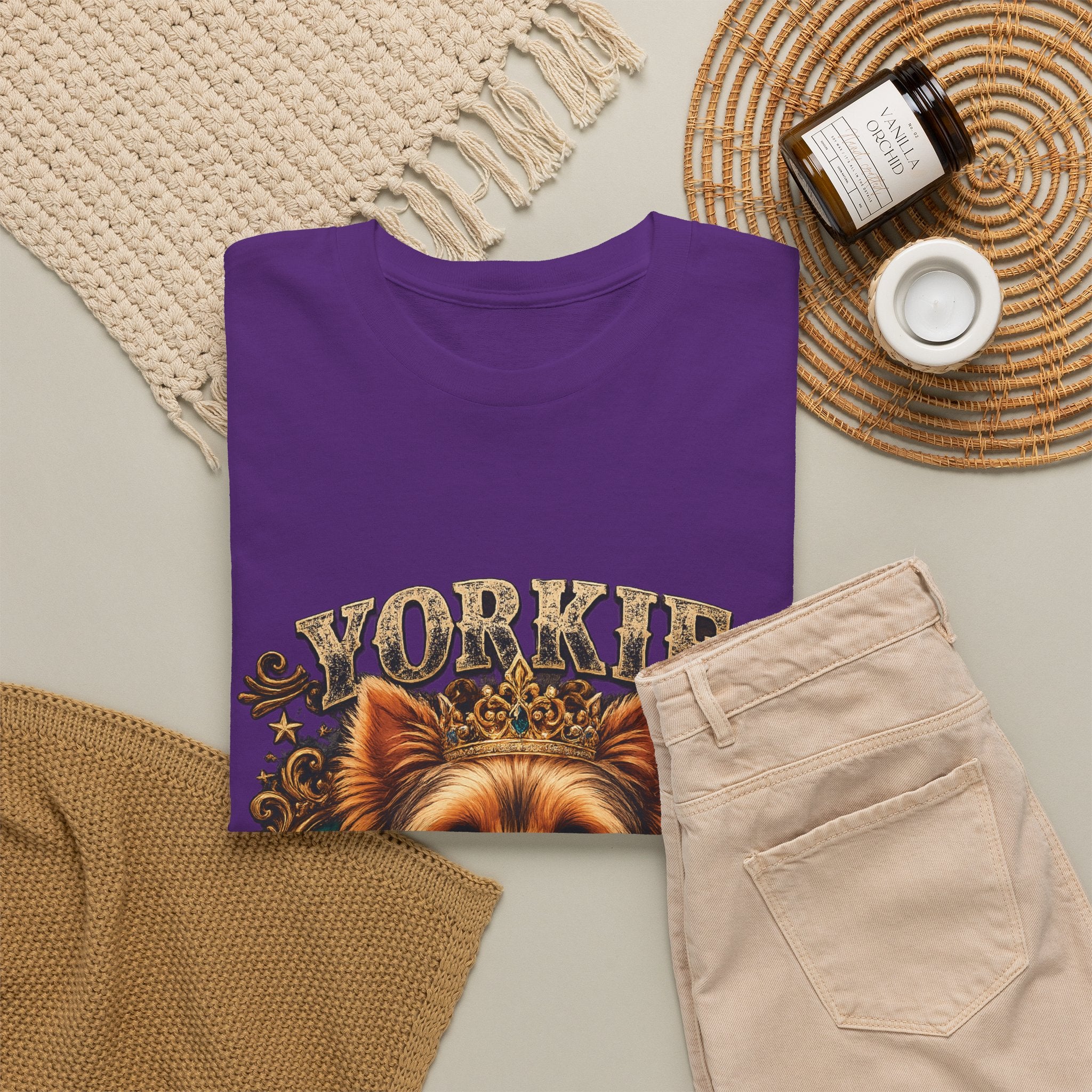 Yorkie Mom T-Shirt — Cute Yorkshire Terrier Mom Tee, Dog Lover Gift