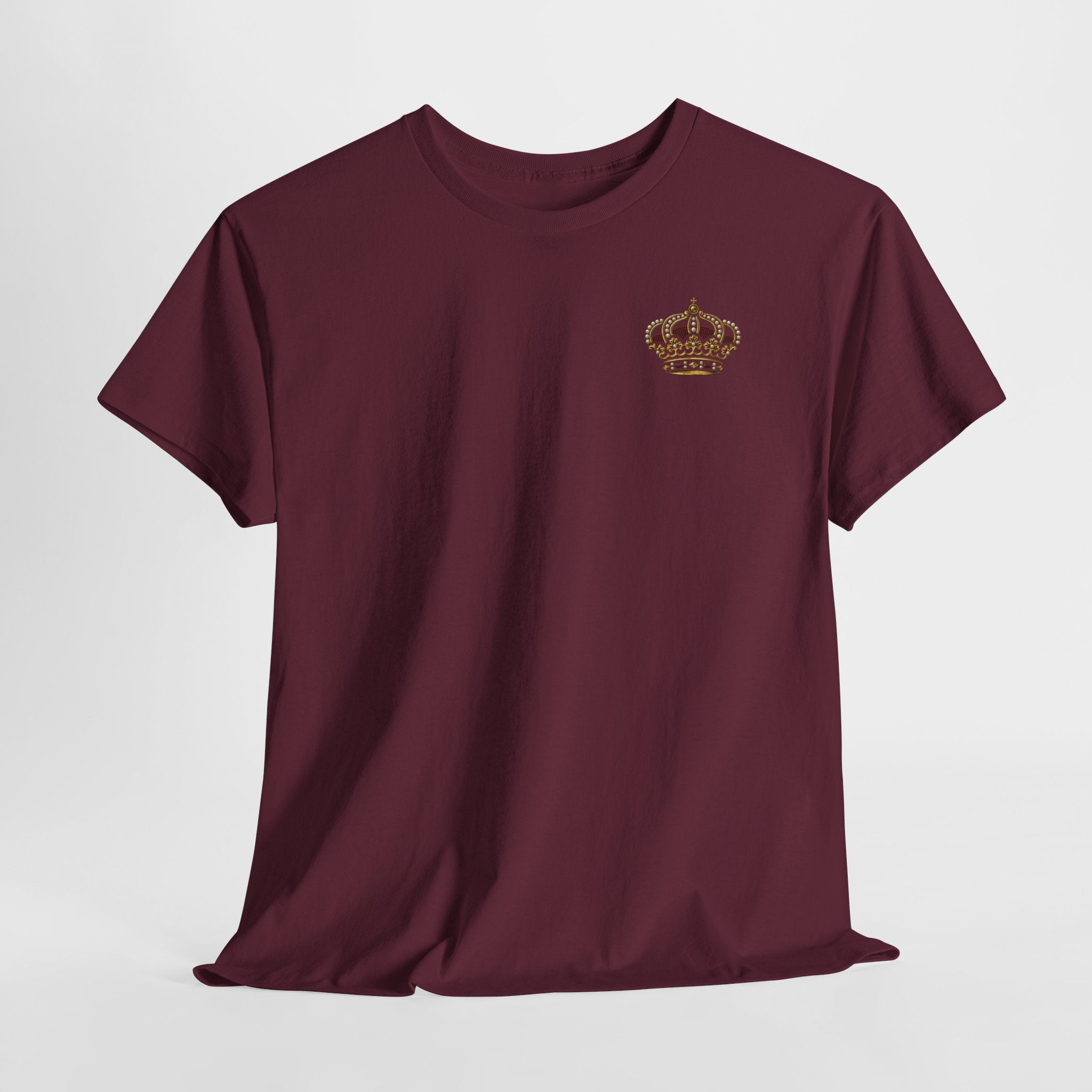 CigarVerse Crown T‑Shirt — Gold Crown Logo Tee for Cigar Lovers