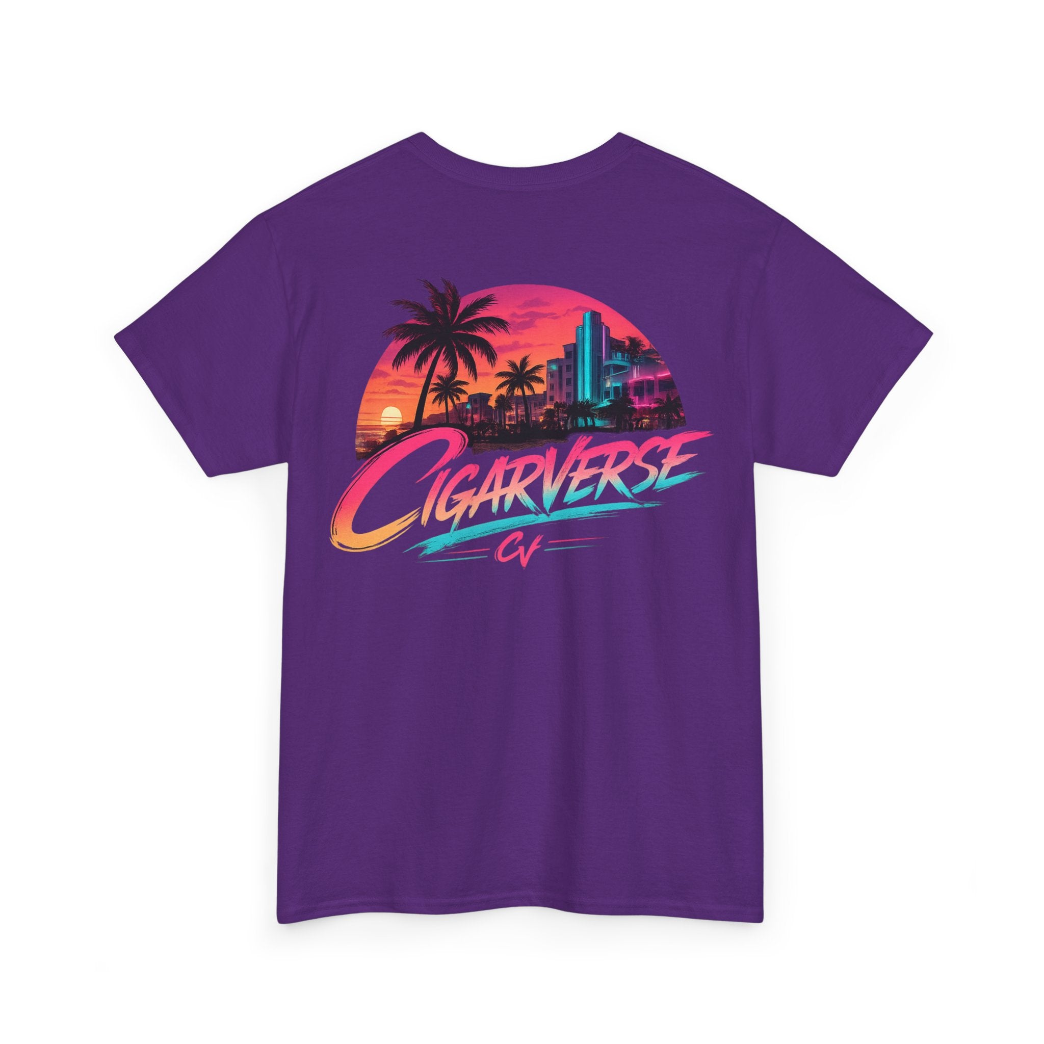 CIGARVERSE Unisex Retro Sunset T-Shirt