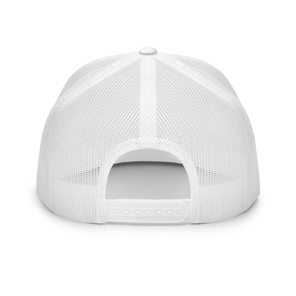 Retro Miami Trucker Cap — "Cigar Verse" Neon Palm Logo