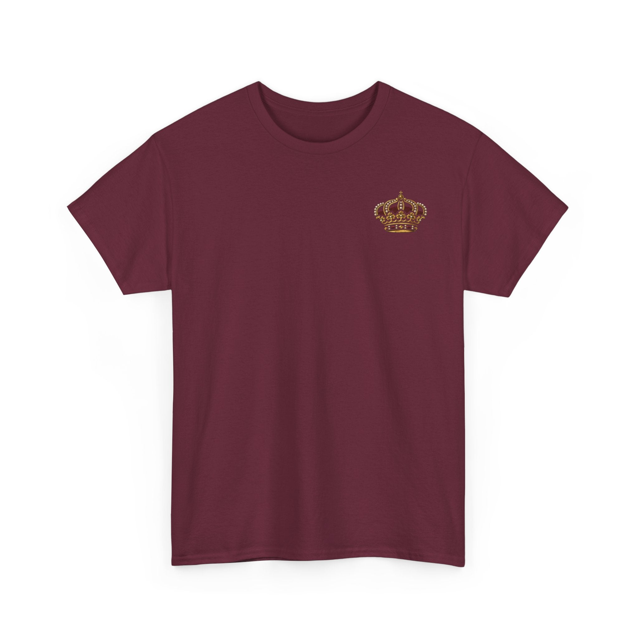 CigarVerse Crown T‑Shirt — Gold Crown Logo Tee for Cigar Lovers