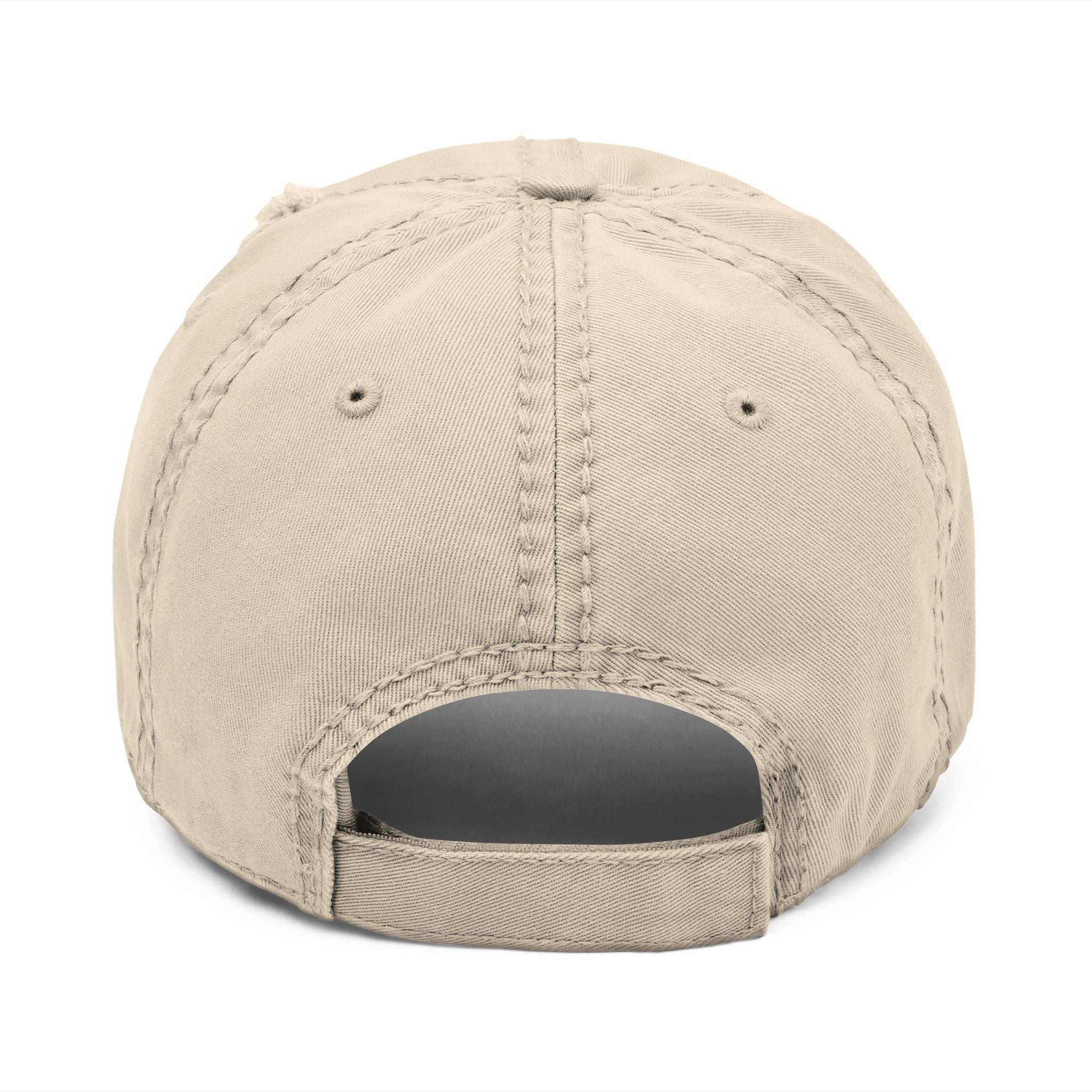 Cigarverse Black Logo Distressed Dad Hat — Embroidered Vintage Baseball Cap
