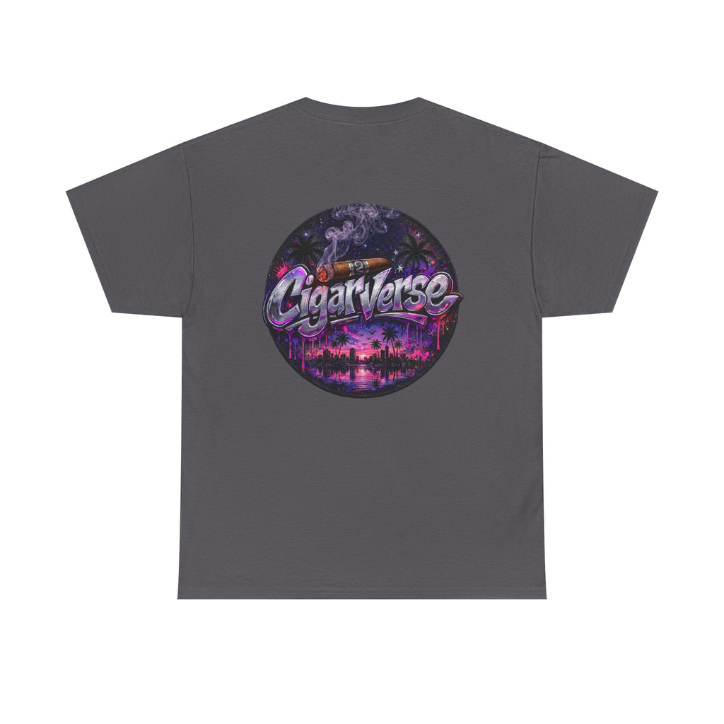 CigarVerse Retro Palm Sunset Tee