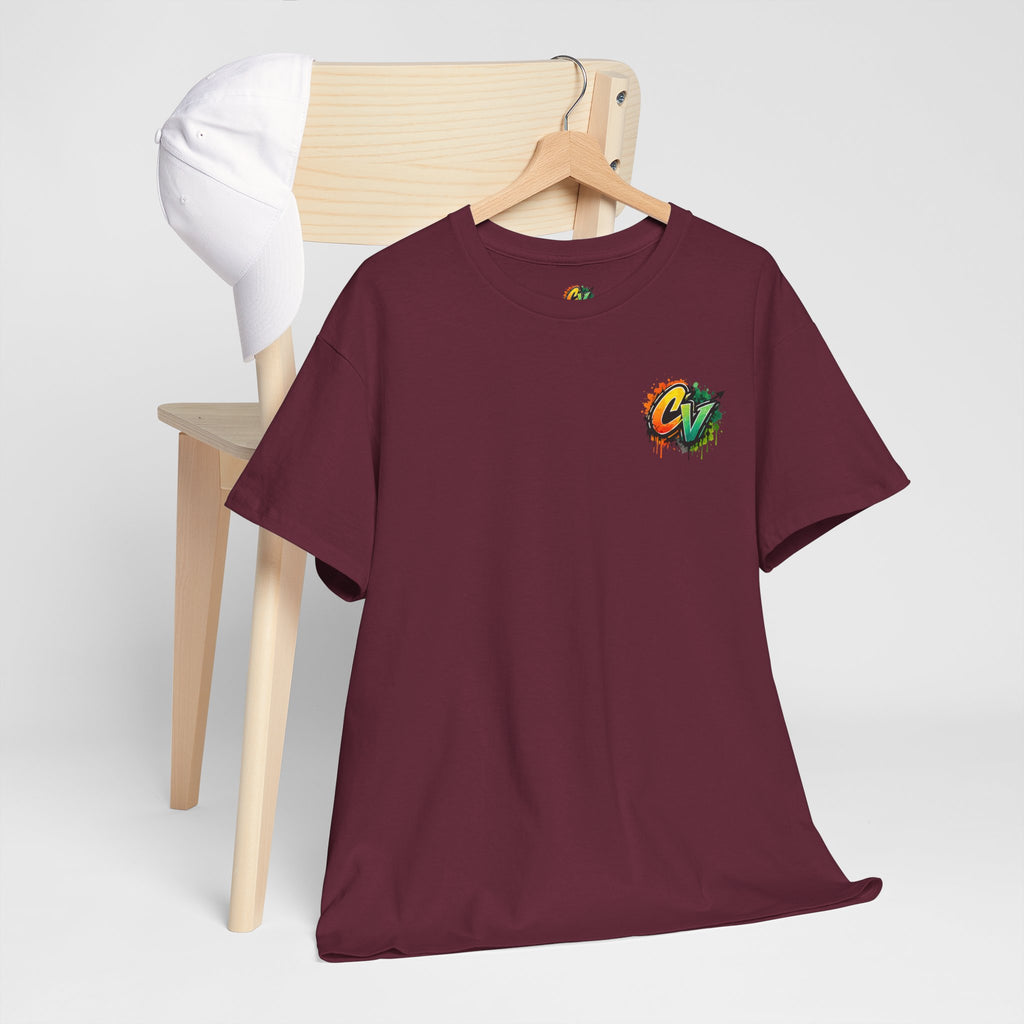 Graphic Tee — 'CigarVerse' Colorful Graffiti Logo T-Shirt
