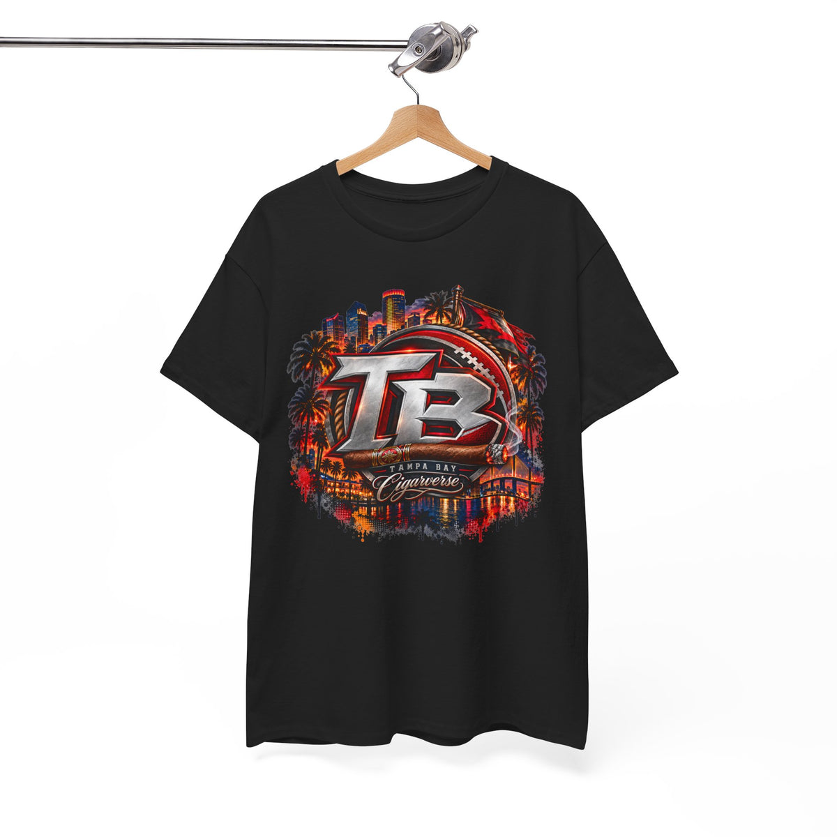 Buccaneers Retro Crest Tee — Tampa Bay Football Fan Shirt