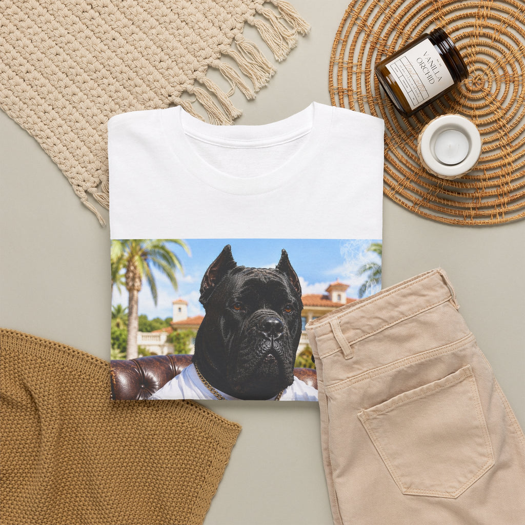 Cigarverse Graphic Tee — Vintage Smoker Dog Artwork