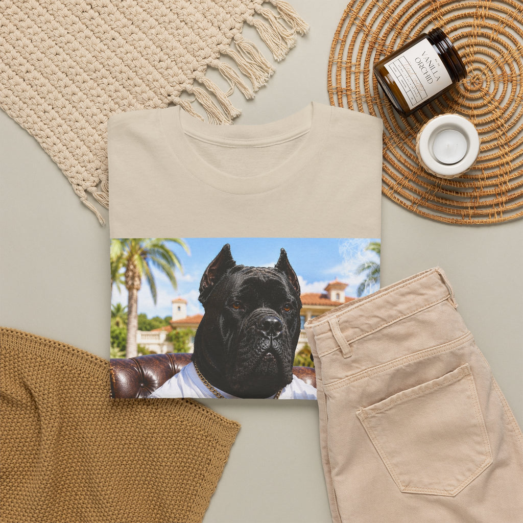 Cigarverse Graphic Tee — Vintage Smoker Dog Artwork